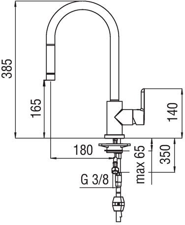 смеситель для кухни nobili abc ab87137/1cr