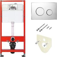 Инсталляция для унитаза Tece Profil K440921 с кнопкой смыва хром глянцевый