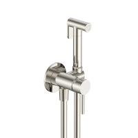 Гигиенический душ со смесителем AQUAme Siena AQM6217BN цвет Никель шлифованный