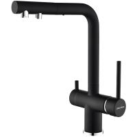 Смеситель для кухни с подключением к фильтру Paulmark Serpentine Se213222-401, цвет антрацит
