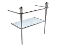 Консоль, Artceram, Civitas, шгв 700*400*850, цвет-хром