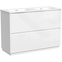 Тумба под раковину Sancos Libra Floor 120 LB120F-2W Белый глянец