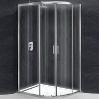 Душевой уголок BelBagno Uno 120х90 UNO-195-RH-2-120/90-C-Cr профиль хром стекло прозрачное