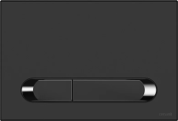 Кнопка смыва для инсталляции Cersanit Estetica 64112 для унитаза, пластик, цвет матовый черный