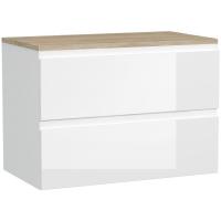 Тумба под раковину Cersanit Moduo 80 SB-SZ-MOD80-BL/Wh подвесная Белая