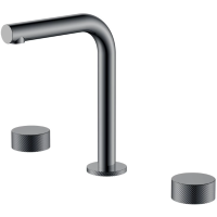 Смеситель для раковины Boheme Stick Spirale 152-SGM.4 графит глянец