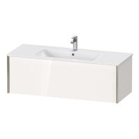 Duravit XViu Тумба подвесная 400x1210x480мм, для раковины #233612, 1 ящик, цвет: белый глянцевый/champagne matt