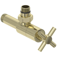 Вентиль запорный угловой Сунержа 020-1408-1212 1/2"x1/2" ш/ш, шампань