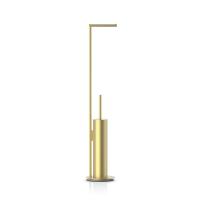 Decor Walther Mikado SBK Напольная стойка 73.5см., с ершиком и бумагодержателем, латунь