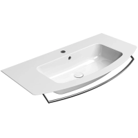 Раковина GSI Pura 8825111 подвесная, 102x52 см, Bianco lucido (Белый глянец)