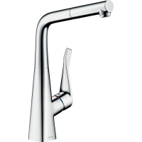 Смеситель для кухни Hansgrohe Metris M71 73812000, хром