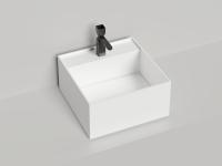 Накладная раковина Salini Armonia Square Top 02 130512TG белый