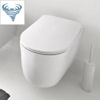 Унитаз безободковый подвесной Kerasan Nolita 531530, Tornado, цвет: белый матовый