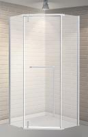 Душевой уголок Esbano Surf 90x90 ESOGS90PRC профиль Хром стекло прозрачное