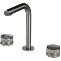 Смеситель для раковины Boheme Prestige 152-GM-PR графит матовый