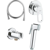 Гигиенический душ Grohe BauLoop 125078 со смесителем, хром