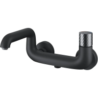 Смеситель для ванны с душем IDDIS Twist TWIBLBTi02WA черный матовый