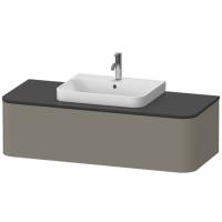 Duravit Happy D.2 Plus Тумба подвесная 354x1300x550мм 1 ящик, цвет: stone grey satin matt