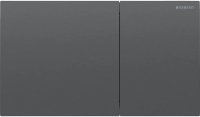 Кнопка смыва для инсталляции Geberit Sigma 70 115.622.QD.1 нержавеющая сталь, цвет хромированный черный