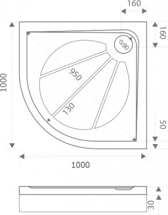 душевой поддон из искусственного камня good door эклипс 100x100 белый с ножками и экраном лп00011