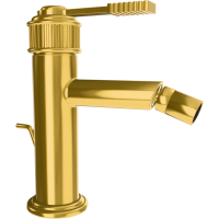 Смеситель Remer Atelier AL20BG для биде, с донным клапаном, золотой матовый
