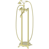 Смеситель напольный для ванны Wonzon & Woghand WW-88649020-BG золотой матовый