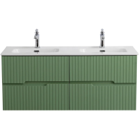 Тумба под раковину Cezares Duet-N 120 DUET-N-1200-4C-SO-2-PS-P подвесная Фисташковый Софт