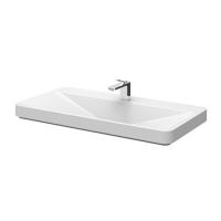 Раковина TOTO SG LW172YB#XW полувстраиваемая, с 1 отв., без перелива, CeFiONtect, 90х40х6.5см, белый