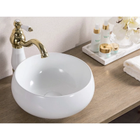 Раковина BelBagno BB1114 накладная Ø30 см, белая