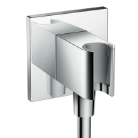 Шланговое подключение с держателем для душа Hansgrohe Fixfit Porter Square 26486000