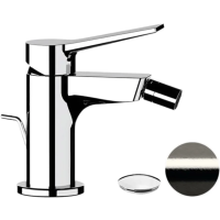 Смеситель Remer Slash SL20NP для биде, с донным клапаном, никель