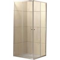 Душевой уголок BelBagno UNO-195-AH-2-120/80-C-Cr 120x80 профиль хром стекло прозрачное