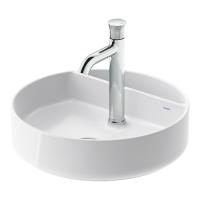 Раковина Duravit Bento Starck Box 2380462071 накладная Ø46 см, с 1 отв под смеситель, белая с покрытием HygieneGlaze