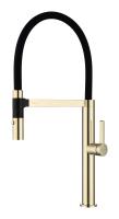 Смеситель для кухни Paulmark Leader Le214101-G золото/ черный