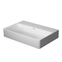 Раковина Duravit DuraSquare 600х400 мм., без отверстий для смесителя, без перелива, в комплекте с креплением, белая