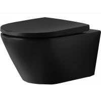Унитаз Duravit D-Neo 2577098900 подвесной, Rimless, без сидения, антрацит матовый