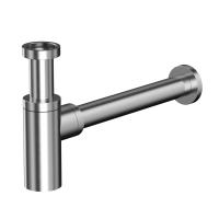 Сифон Whitecross A186NIB для умывальника, декоративный, брашированный никель