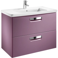 Тумба с раковиной фиолетовый 80 см Roca The Gap ZRU9302740 + 327470000