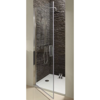 Душевая дверь Jacob Delafon Contra 100 E22T100-GA профиль хром, стекло прозрачное