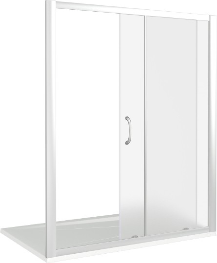 дверь для душевой кабины в нишу good door latte wtw-140-g-we