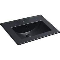 Раковина Vincea VBS-13960MB 61,3х46,6 см, цвет черный матовый