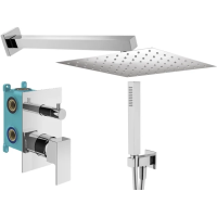 Душевой комплект Plumberia Selection TAG KITTG18CR 250 мм, со смесителем, хром