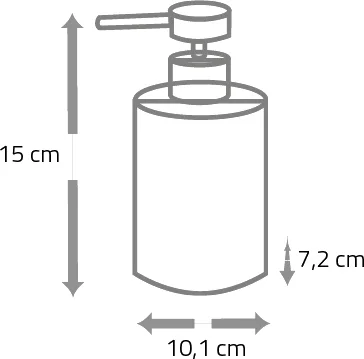 Дозатор для мыла Ridder Crimp 2013517 серый