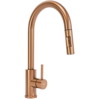 Смеситель для кухни Rea Fresh REA-B6560 с выдвижным изливом, медь матовая