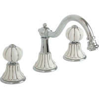 Смеситель Migliore Olivia 19010 для биде, на 3 отверстия с донным клапаном, хром