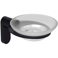 Мыльница Raglo R300.02.06 настенная, черный матовый