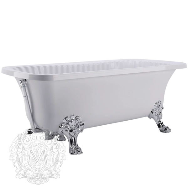 ванна из литьевого мрамора migliore olivia 24631 174x80 см