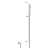 Gessi Gessi Goccia Душевая штанга с ручным душем и выводом воды из стены, цвет: белый