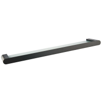 Полка стеклянная Wonzon & Woghand Carbon WW-7727 60 см, черный матовый