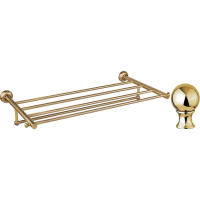 Полка для полотенец Cezares APHRODITE-TD08-03/24 Золото 24 карат